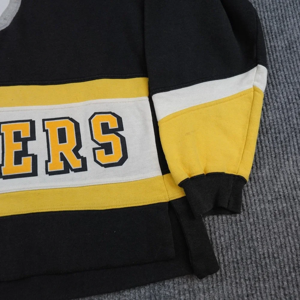 Vintage Pittsburgh Steelers Sweatshirt Mens Large Black NFL Pro Player Crewneck